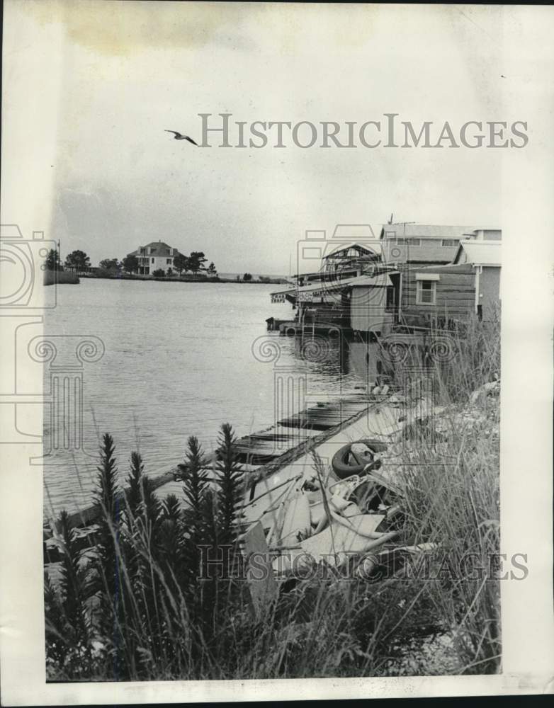 Load image into Gallery viewer, 1974 Press Photo Scene at Salt Bayou in New Orleans - noc24497
