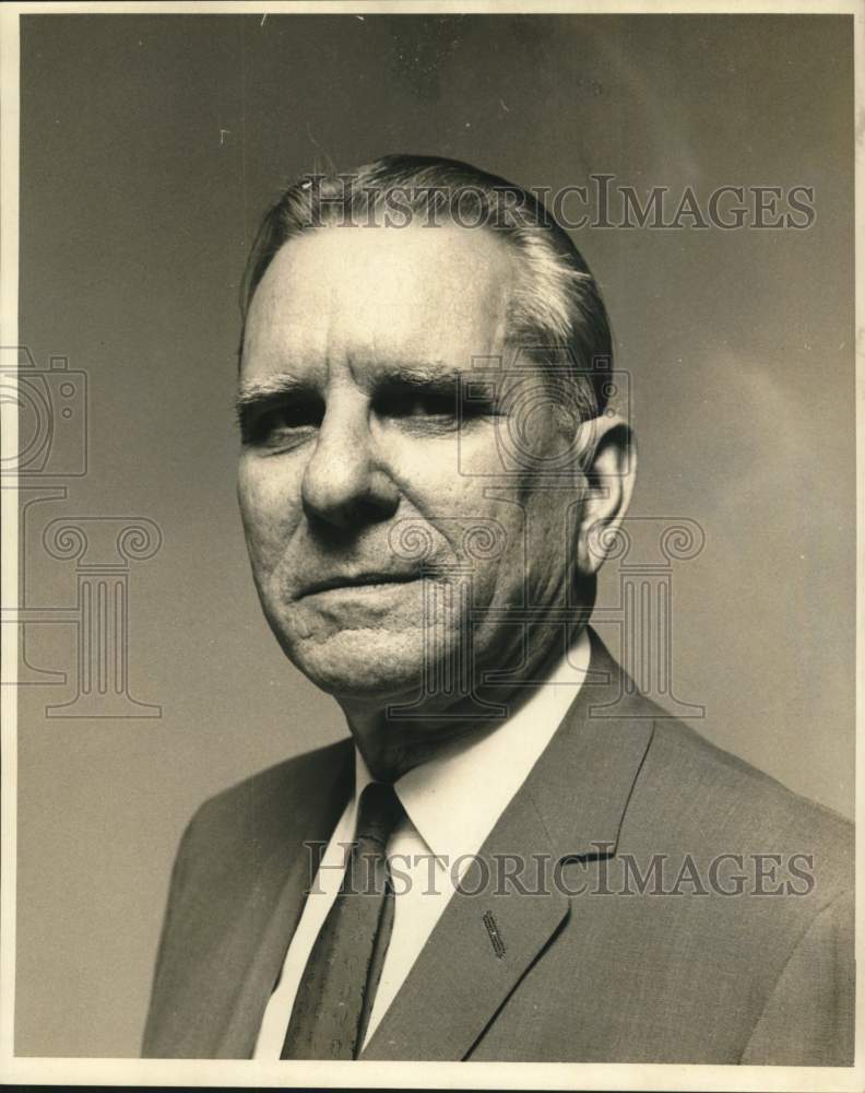 1966 Press Photo Wilfred O. Prados in closeup portrait - noc24632