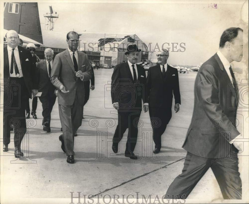 Load image into Gallery viewer, 1966 Press Photo Prince Philip during his visit to New Orleans - noc25175
