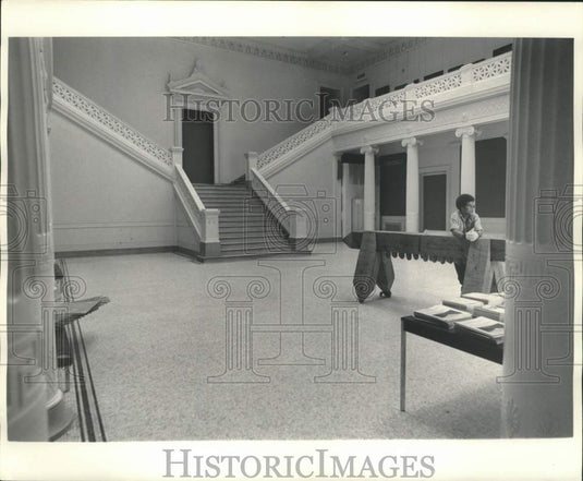 1977 Press Photo Interior view of New Orleans Museum of Art - noc25254
