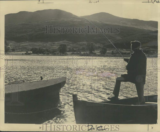 1966 Press Photo Fisherman in Caithmess County, Scotland - noc25374