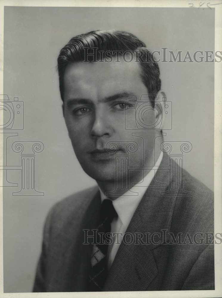 1957 Press Photo March of Dimes organizer Joseph F. Nee - noc25947