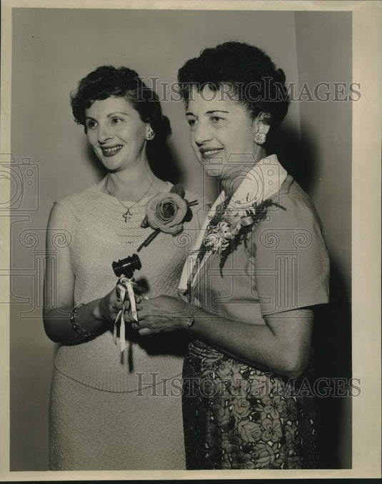 1959 Press Photo Southern Bell Wives club officers in Louisiana - noc25954