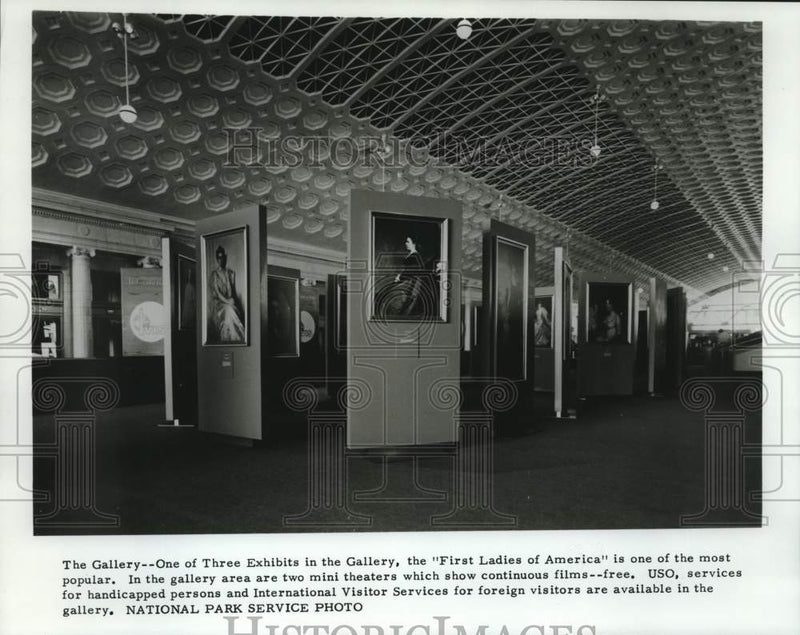 Load image into Gallery viewer, 1976 Press Photo The Gallery exhibits "First Ladies in America." - noc26414

