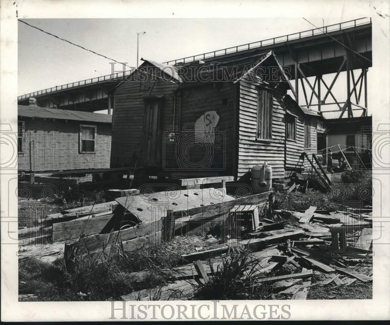 Load image into Gallery viewer, 1969 Press Photo House destroyed by Hurricane Betsy in New Orleans, Louisiana
