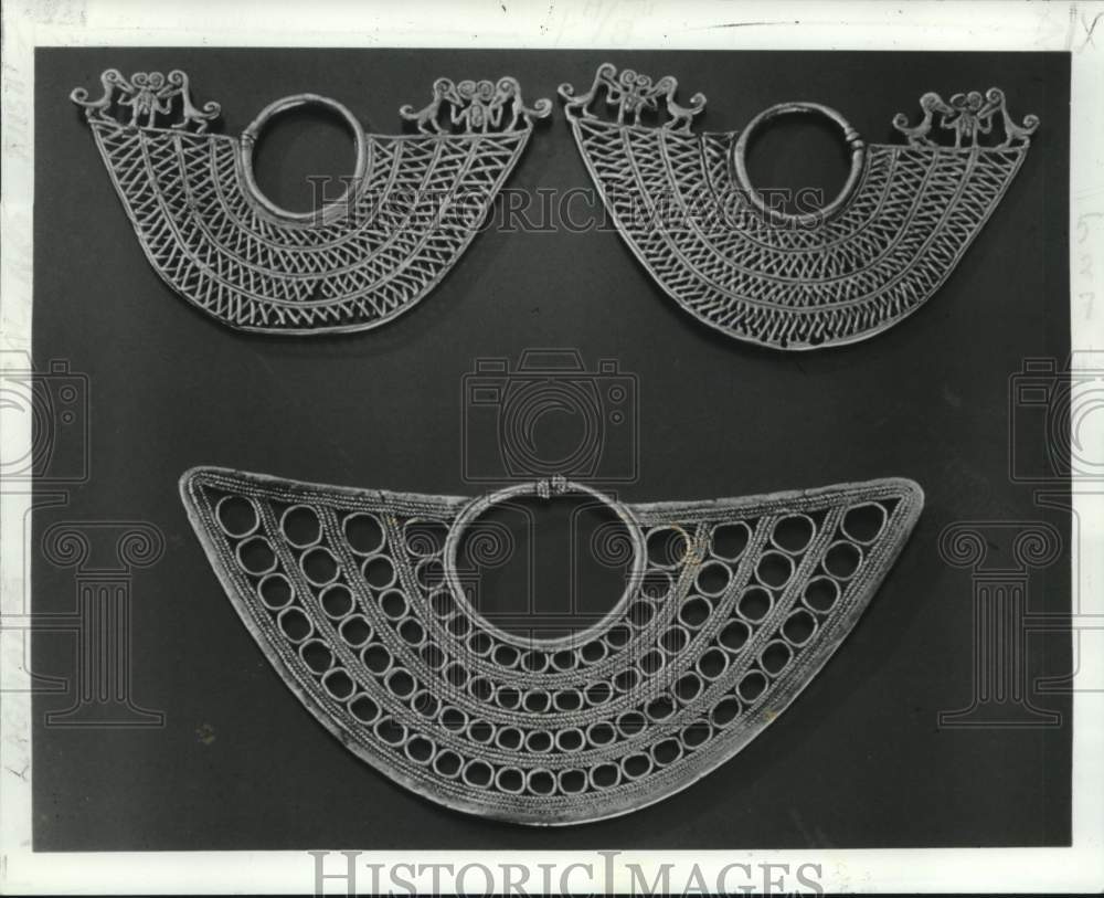 1980 Press Photo New Orleans Museum of Art's exhibit 'Gold of Eldorado.'