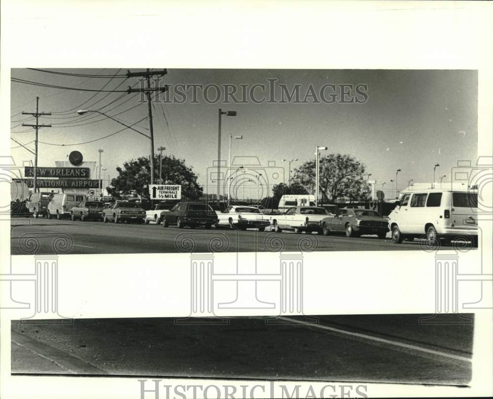 1979 Press Photo Parking at New Orleans Airport - noc26879- Historic Images