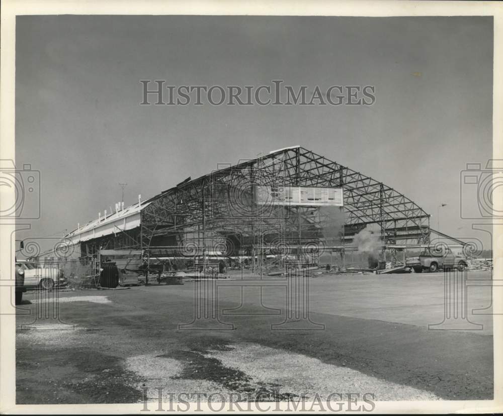 1960 Press Photo Construction at the New Orleans Airport - noc27008