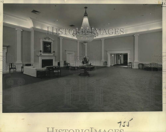 1960 Press Photo New Orleans Country Club remodeled main lounge - noc27130