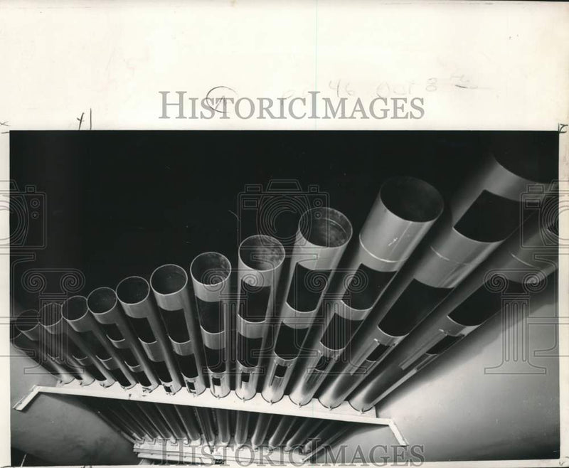 Load image into Gallery viewer, 1967 Press Photo Towering organ pipes at Leavell Chapel - noc27191

