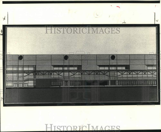 1961 Press Photo New Orleans Exhibition Hall details - noc27217