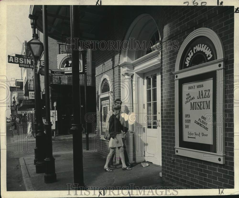 1972 Press Photo New Orleans Jazz Museum located on Bourbon Street - noc27304- Historic Images