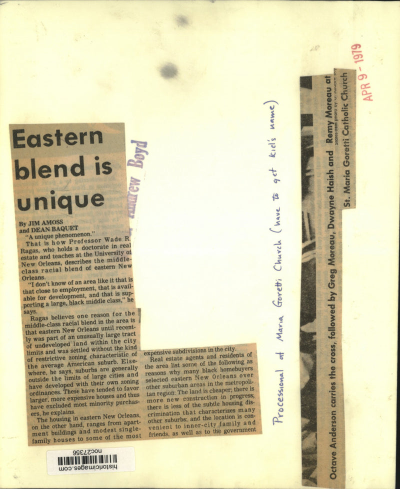 Load image into Gallery viewer, 1979 Press Photo Processional at Maria Goretti Catholic Church, New Orleans
