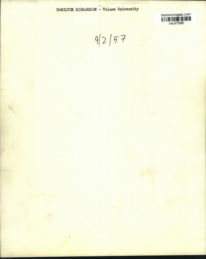 1957 Press Photo Hamilton Richardson of Tulane University - noc27598