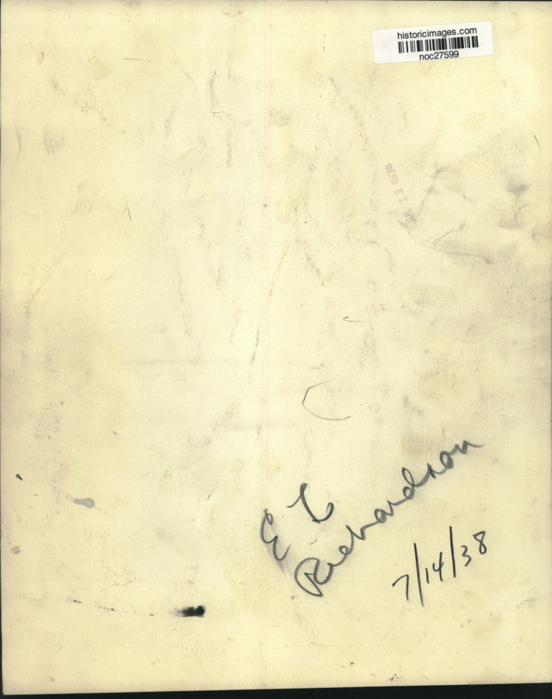 1938 Press Photo E. L. Richardson of Louisiana - noc27599