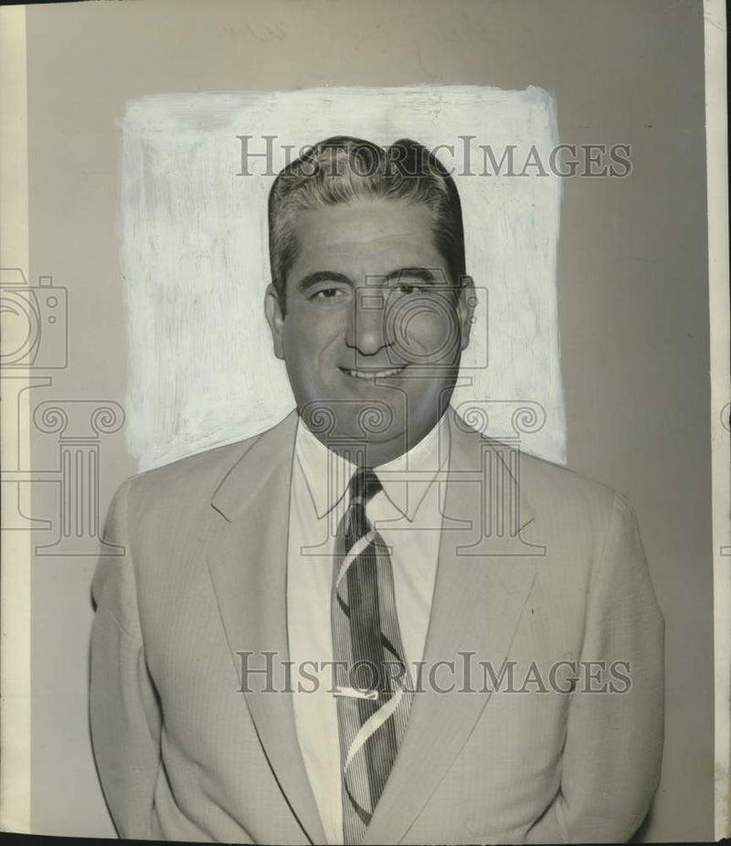 Load image into Gallery viewer, 1956 Press Photo Schuyler Porche of Geyed Advisory Agency in Detroit, Michigan
