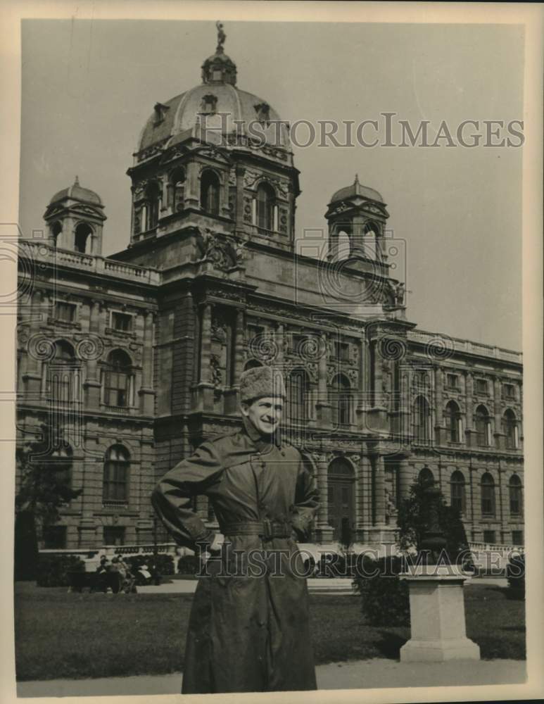1955 Press Photo A view of Russian buildings - noc27808