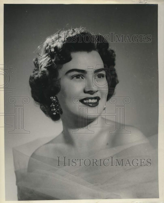 1957 Press Photo Carolyn Russo of Louisiana - noc27841