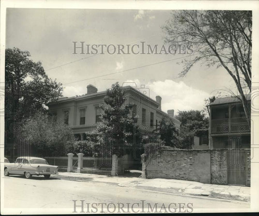 1959 Press Photo Logan home, owned by W.B. Reily, designed by James Gallier.