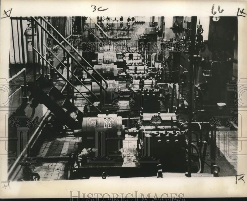 1957 Press Photo Russia&#39;s &#39;Pump Complex&#39; in its new station - noc28617