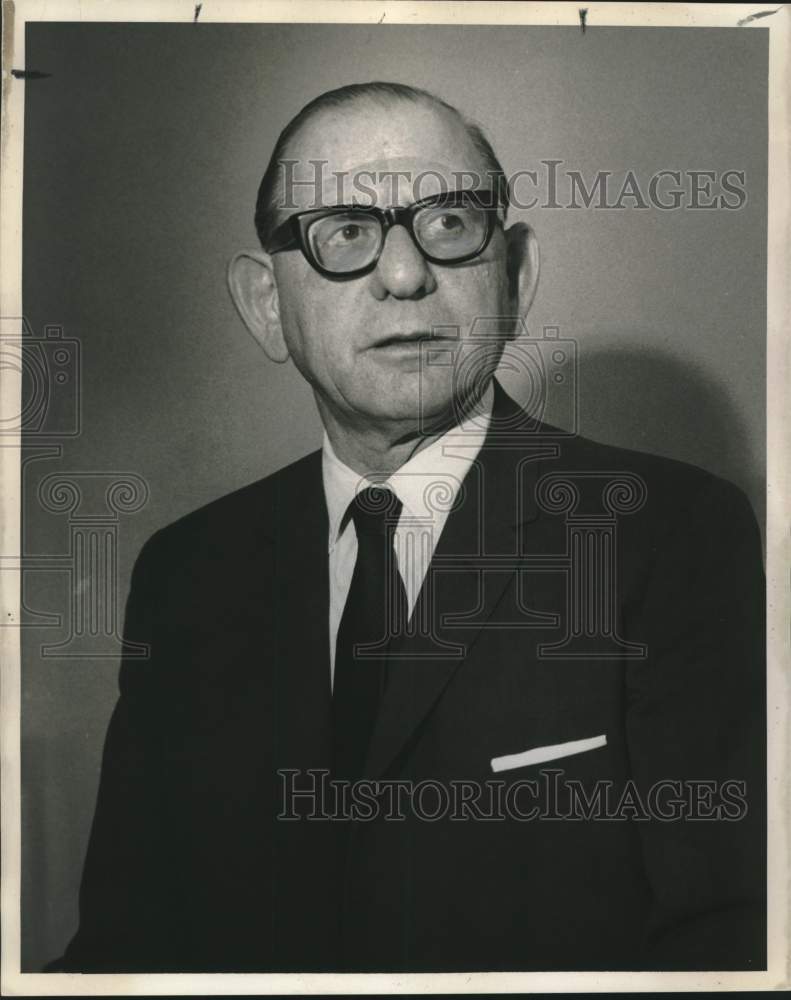 1968 Press Photo Hans Schlesinger of New Orleans - noc28919