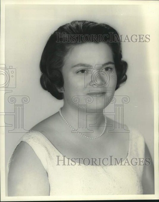 1967 Press Photo Miss Ann Lindsay Schlosser, maid at 1967 Dorians Ball
