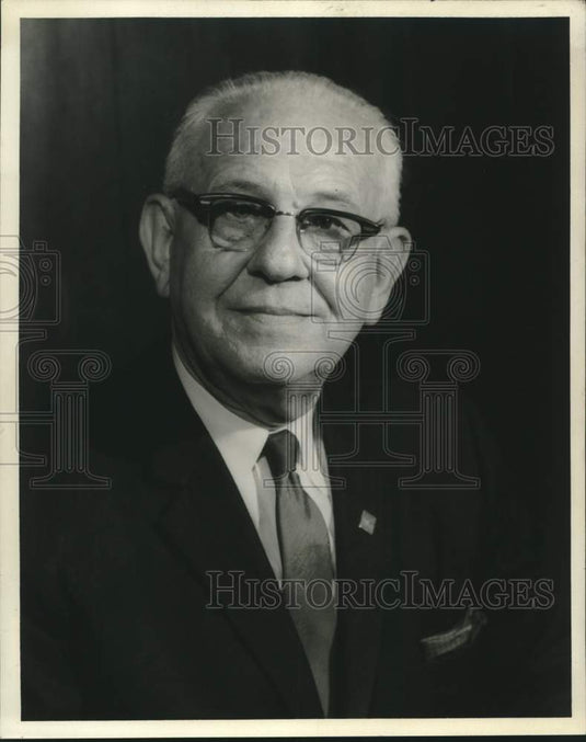 1969 Press Photo George W. Schluderberg, American Assoc. of Retired People pres.