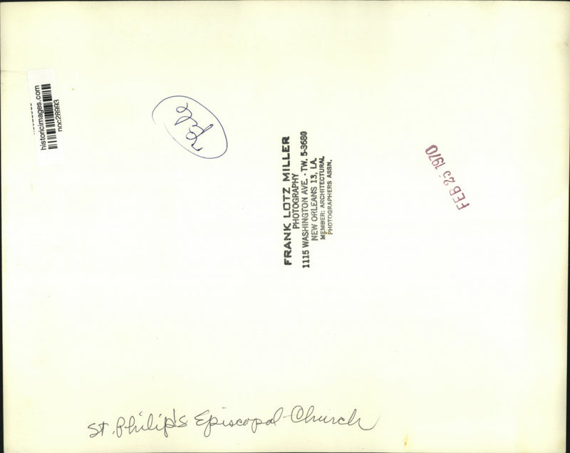 Load image into Gallery viewer, 1970 Press Photo St. Philip's Episcopal Church interior's general view
