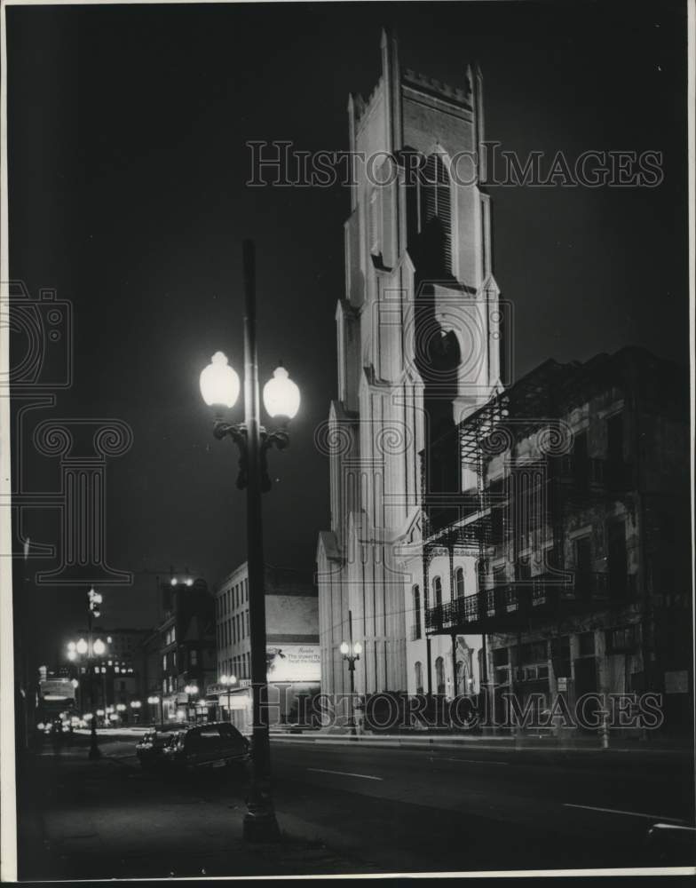 1972 Press Photo James Gallier, Sr. reconstructed St. Patrick's in Gothic style