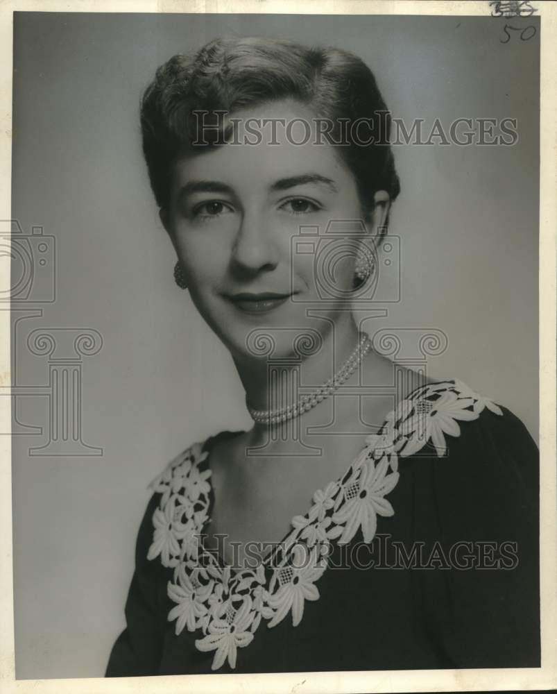 1953 Press Photo Miss Janine Neyrey - noc29299