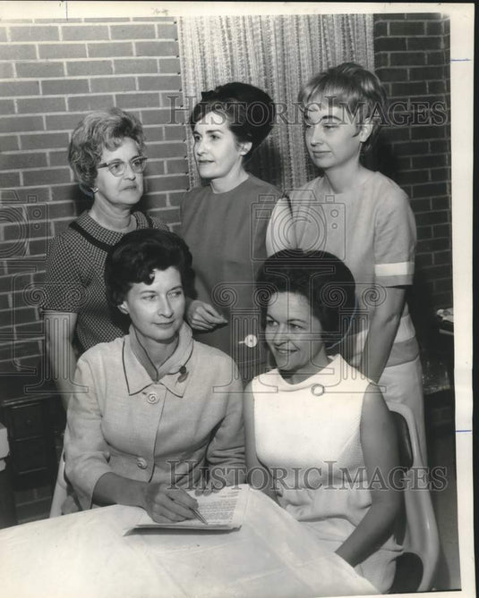 1967 Press Photo New Officers of the Crippled Children's Hospital Guild