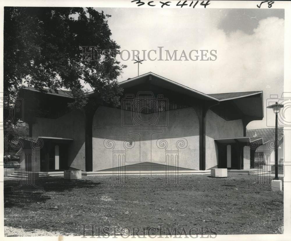 1968 Press Photo Dedication services held recently for St. Philip&#39;s Episcopal - Historic Images