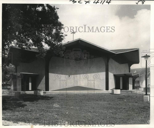 1968 Press Photo Dedication services held recently for St. Philip's Episcopal - Historic Images