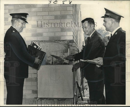 1965 Press Photo Salvation Army Corps Citadel cornerstone ceremony. - noc29718