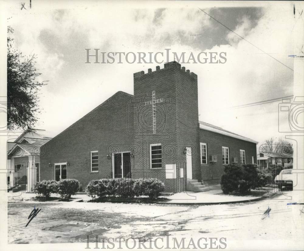 1970 Press Photo New Sanctuary of St. Luke's Baptist Church in New Orleans