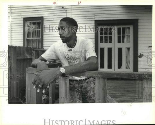 1991 Press Photo City owes over 1 million dollars to Burnell Scales Sr.- Historic Images