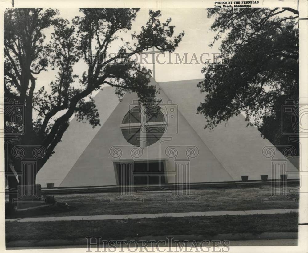1972 Press Photo St. Thomas Catholic Church to be dedicated by Most Rev. Brunini