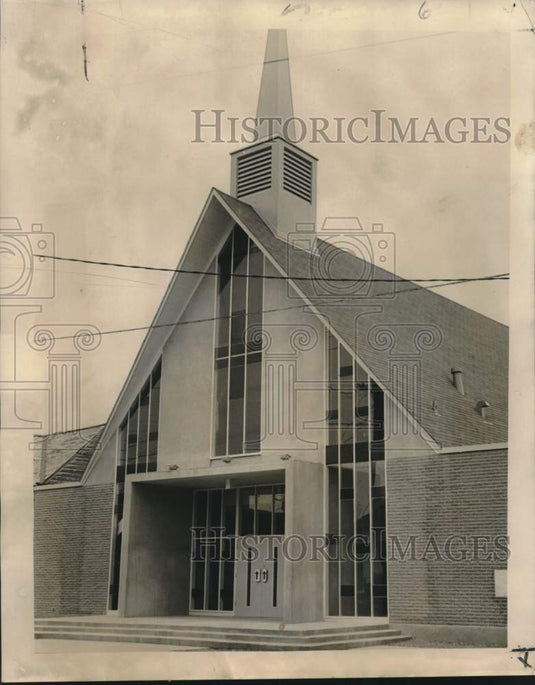 1965 Press Photo General view of St. Paul's Lutheran Church at 1625 Annette