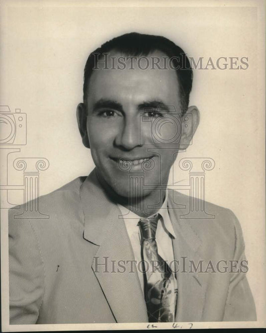 1955 Press Photo Earl J. Schexnayder of Louisiana - noc30365