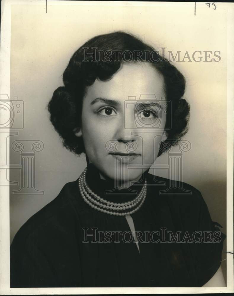 1952 Press Photo Joyce Schexnayder of New Orleans, Louisiana - noc30369