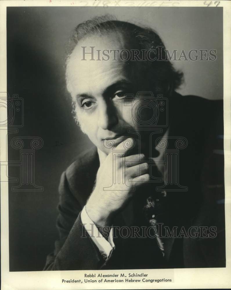 1978 Press Photo Rabbi Alexander Schindler, Federation of Temple keynote speaker