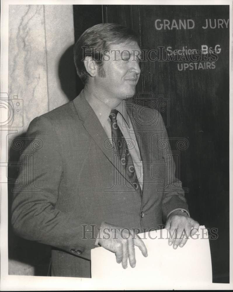 1969 Press Photo Attorney Ross Scaccia, Grand Jury Witness, New Orleans- Historic Images