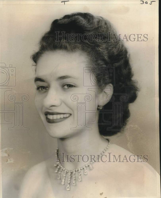 1953 Press Photo Miss Elizabeth Schexayder - noc31591