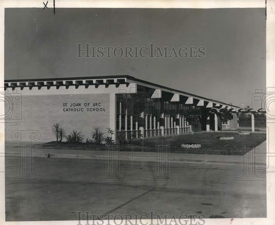 1961 Press Photo St. Joan of Arc Catholic School Building, LaPlace - noc33018