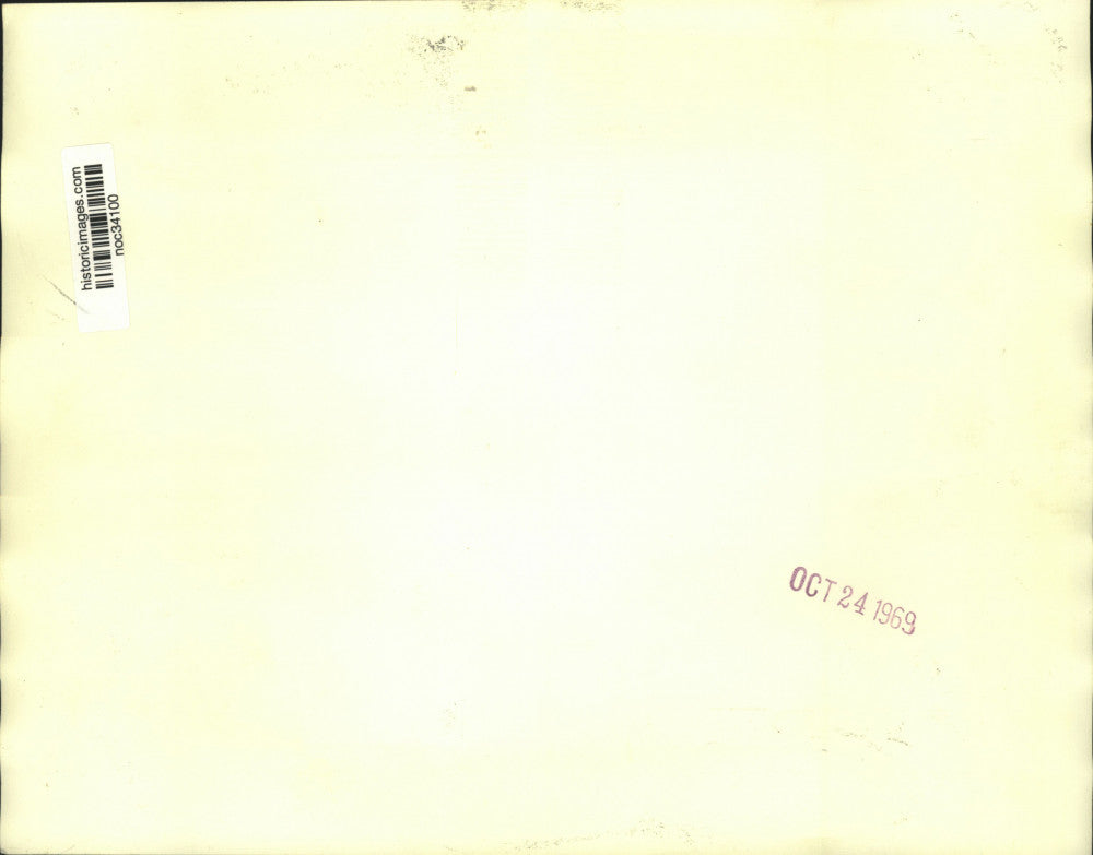 1969 Press Photo New Orleans police & firemen on picket line at City Hall