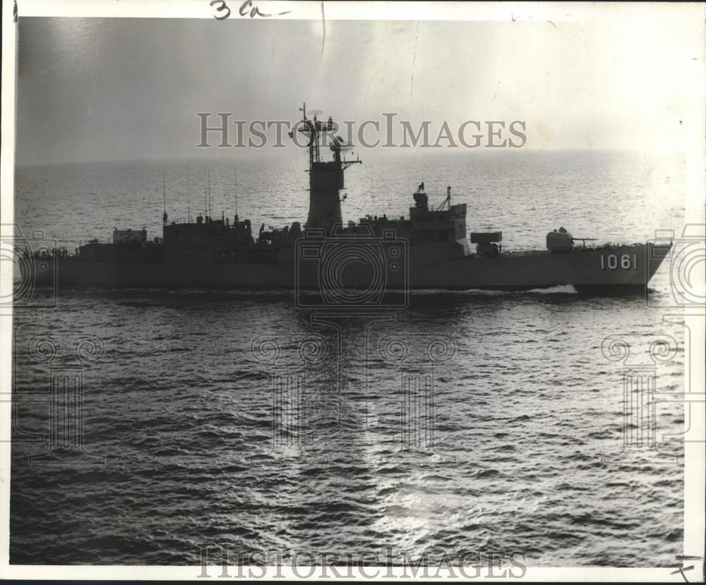 1979 Press Photo Destroyer-escort vessel Patterson in Gulf of Mexico - noc34103- Historic Images