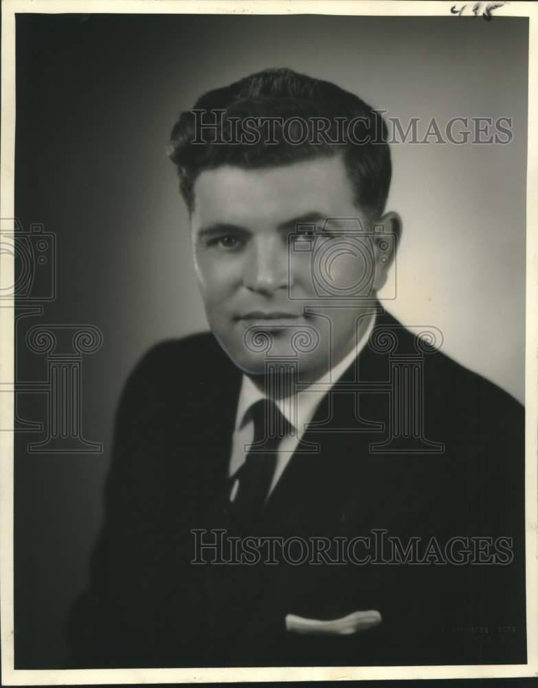 1959 Press Photo A. Russell Roberts, Jefferson Parish Councilman-at-large