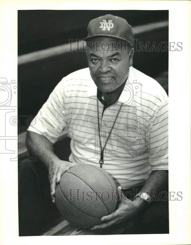 1991 Press Photo Basketball Tom Prestley of Carver High School - noc34983- Historic Images