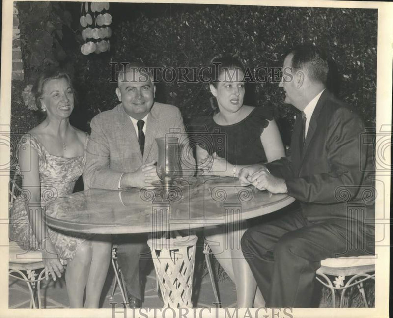 Load image into Gallery viewer, 1965 Press Photo Mr. and Mrs. James D. Rives Jr. and Mr. and Mrs. Kent Lemarie
