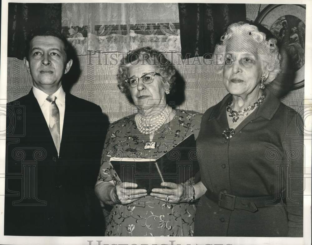 1966 Press Photo Chalmette National Historical Park Association Officers
